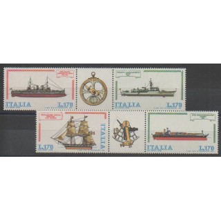 Stamps - Italy - 1978 - Nb 1341/1344 - Boats