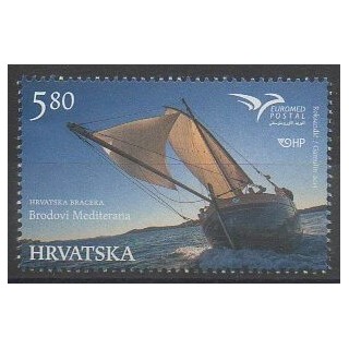 Timbres - Croatie - 2015 - No 1106 - Navigation