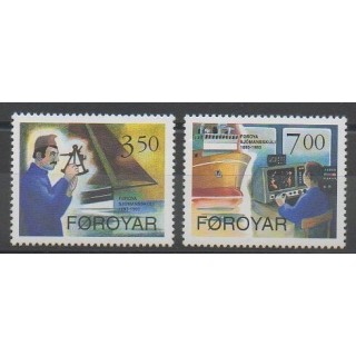 Timbres - Féroé (Iles) - 1994 - No 260/261 - Navigation