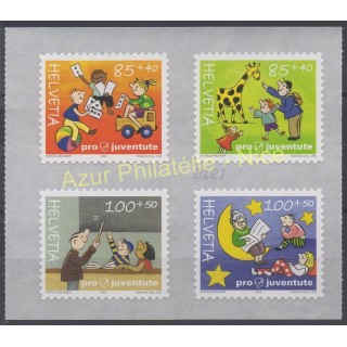 Timbres - Thème enfance - Suisse - 2004 - No 1820/1823