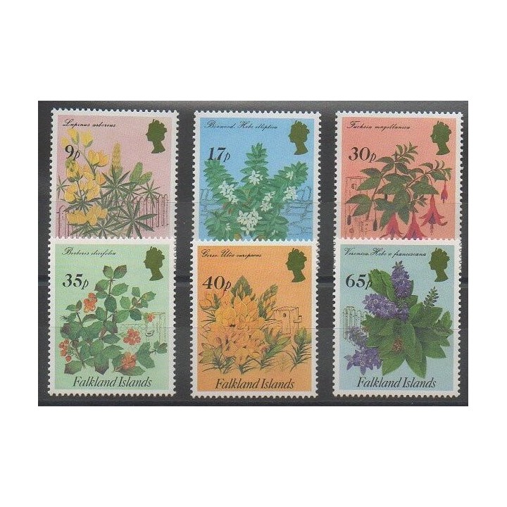 Stamps - Falkland - 1995 - Nb 644/649 - Flowers