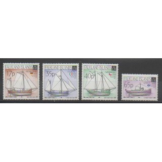 Stamps - Falkland - 1998 - Nb 729/732 - Boats
