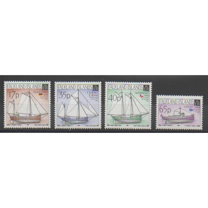 Timbres - Falkland - 1998 - No 729/732 - Navigation