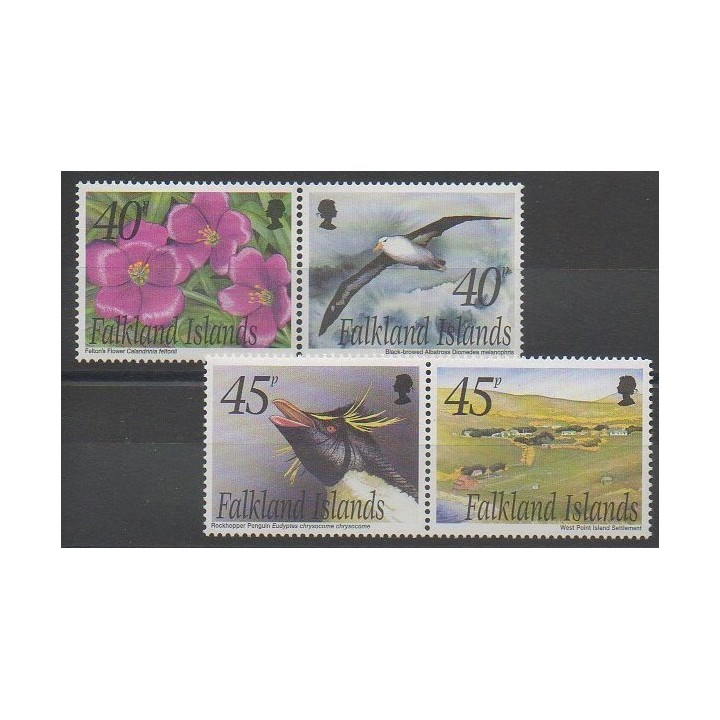 Timbres - Falkland - 2012 - No 835/838 - Oiseaux