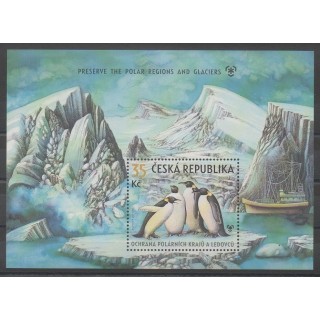Stamps - Czech (Republic) - 2009 - Nb BF33 - Environment - Birds - Polar