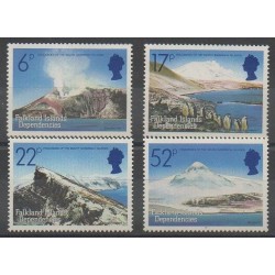 Falkland-Géorgie du Sud - 1984 - No 137/140 - Sites