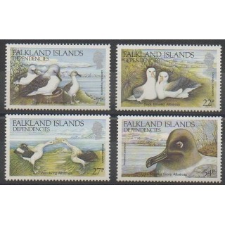 Stamps - Falkland - 1985 - Nb 141/144 - Birds