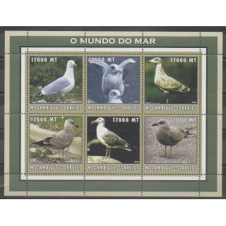 Timbres - Mozambique - 2002 - No 2222/2227 - Oiseaux