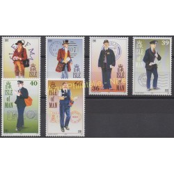Man (Ile de) - 2001 - No 950/955 - Service postal
