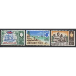 Kiribati - Gilbert and Ellice - 1967 - Nb 127/129 - Various Historics Themes