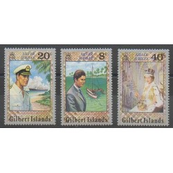 Kiribati - Gilbert - 1977 - Nb 41/43 - Royalty