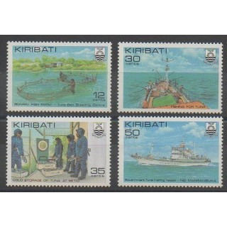 Timbres - Kiribati - 1981 - No 56/59 - Navigation