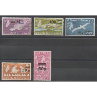 Stamps - Falkland - 1971 - Nb 34/38