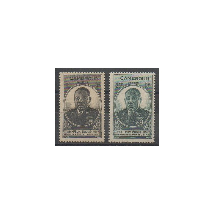 Timbres - Cameroun  - 1945 - No 274/275