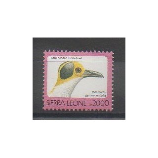Timbres - Sierra Leone - 1992 - No 1641 - Oiseaux