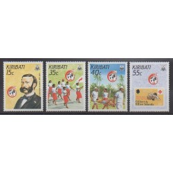 Kiribati - 1988 - Nb 181/184 - Health - Stamps on stamps