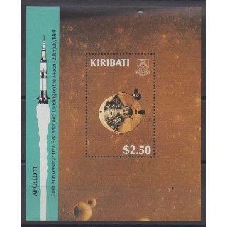 Stamps - Kiribati - 1989 - Nb BF11 - Space