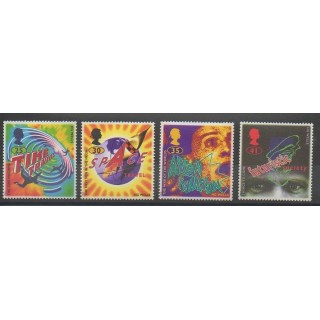 Timbres - Grande-Bretagne - 1995 - No 1822/1825 - Littérature