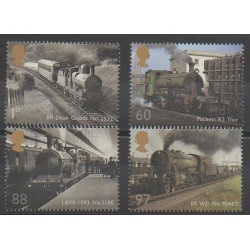 Grande-Bretagne - 2011 - No 3427/3430 - Chemins de fer