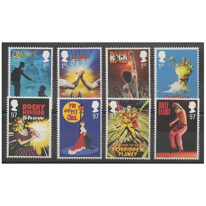 Stamps - Great Britain - 2011 - Nb 3432/3439 - Music