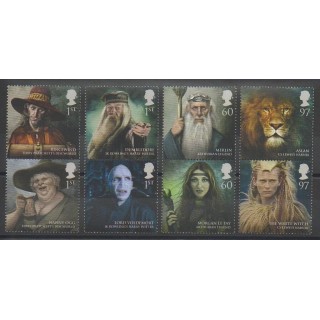 Timbres - Grande-Bretagne - 2011 - No 3440/3447 - Cinéma