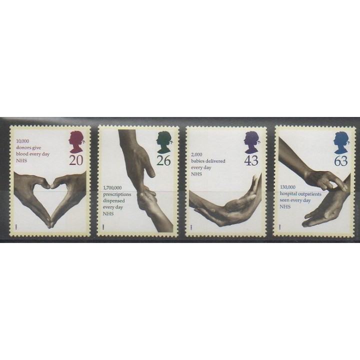 Timbres - Grande-Bretagne - 1998 - No 2043/2046 - Santé ou Croix-Rouge