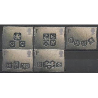 Stamps - Great Britain - 2001 - Nb 2221/2225