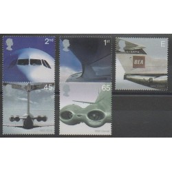 Great Britain - 2002 - Nb 2328/2332 - Planes