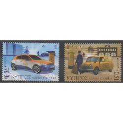 Cyprus - 2013 - Nb 1263/1264 - Postal Service - Cars - Europa