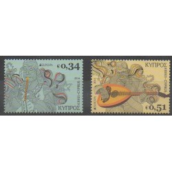 Chypre - 2014 - No 1585/1586 - Musique - Europa
