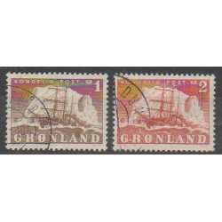 Groenland - 1950 - No 25/26 - Navigation - Oblitéré