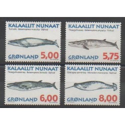 Groenland - 1997 - No 284/287 - Mammifères - Animaux marins
