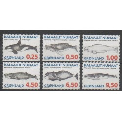 Groenland - 1996 - No 266/271 - Mammifères - Animaux marins