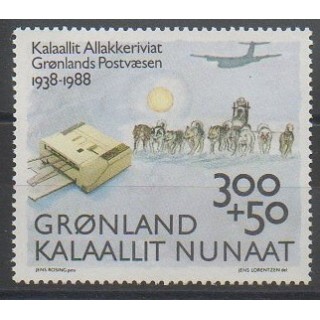 Stamps - Greenland - 1988 - Nb 173 - Postal Service