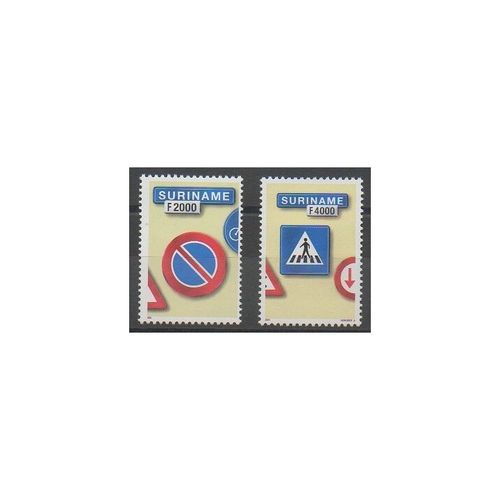 Stamps - Suriname - 2001 - Nb 1592 et 1600