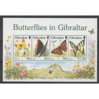 Stamps - Gibraltar - 1997 - Nb BF26 - Insects