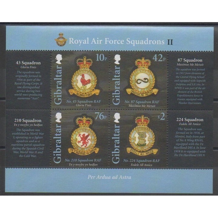 Timbres - Gibraltar - 2013 - No BF115 - Aviation
