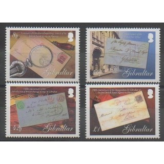 Timbres - Gibraltar - 2007 - No 1216/1219 - Service postal