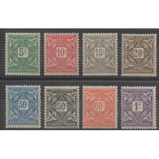 Timbres - Côte dIvoire  - 1915 - No T9/T16 - Neuf avec charnière