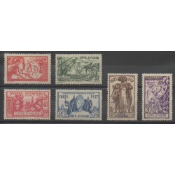 Ivory Coast - 1937 - Nb 133/138 - Mint hinged