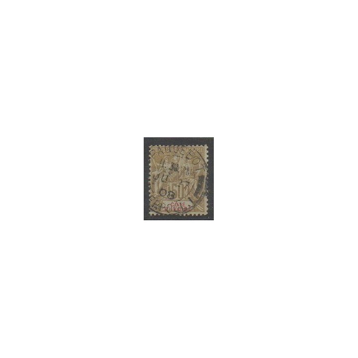 Stamps - Ivory Coast - 1900 - Nb 17 - Used