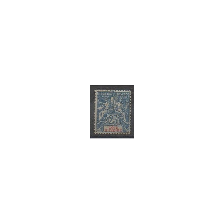 Stamps - Ivory Coast - 1900 - Nb 16 - Mint hinged