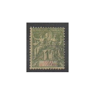 Stamps - Ivory Coast - 1892 - Nb 13 - Used