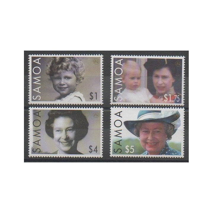 Stamps - Samoa - 2006 - Nb 1008/1011 - Royalty