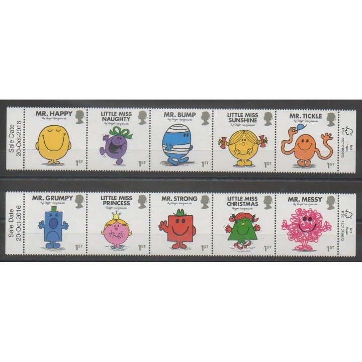 Timbres - Grande-Bretagne - 2016 - No 4361/4370 - Enfance - Littérature