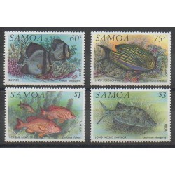 Samoa - 1993 - Nb 755/758 - Sea animals