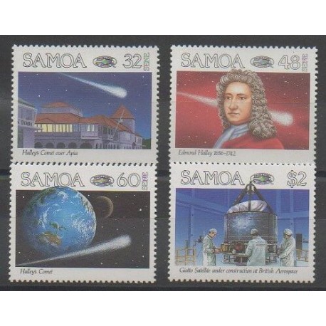 Samoa - 1986 - Nb 603/606 - Astronomy