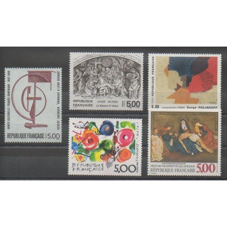 France - Poste - 1988 - Nb 2551 - 2553/2554 - 2557/2558 - Paintings