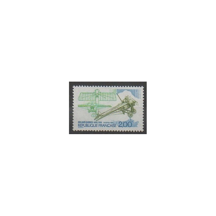 Stamps - France - Poste - 1988 - Nb 2544 - Planes