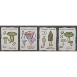France - Poste - 1987 - Nb 2488/2491 - Mushrooms